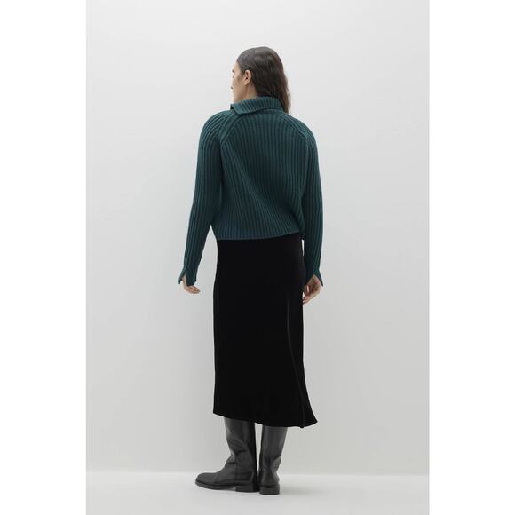 NakedCashmere ARYANA CASHMERE TURTLENECK SWEATER Cypress small - Picture 4 of 12